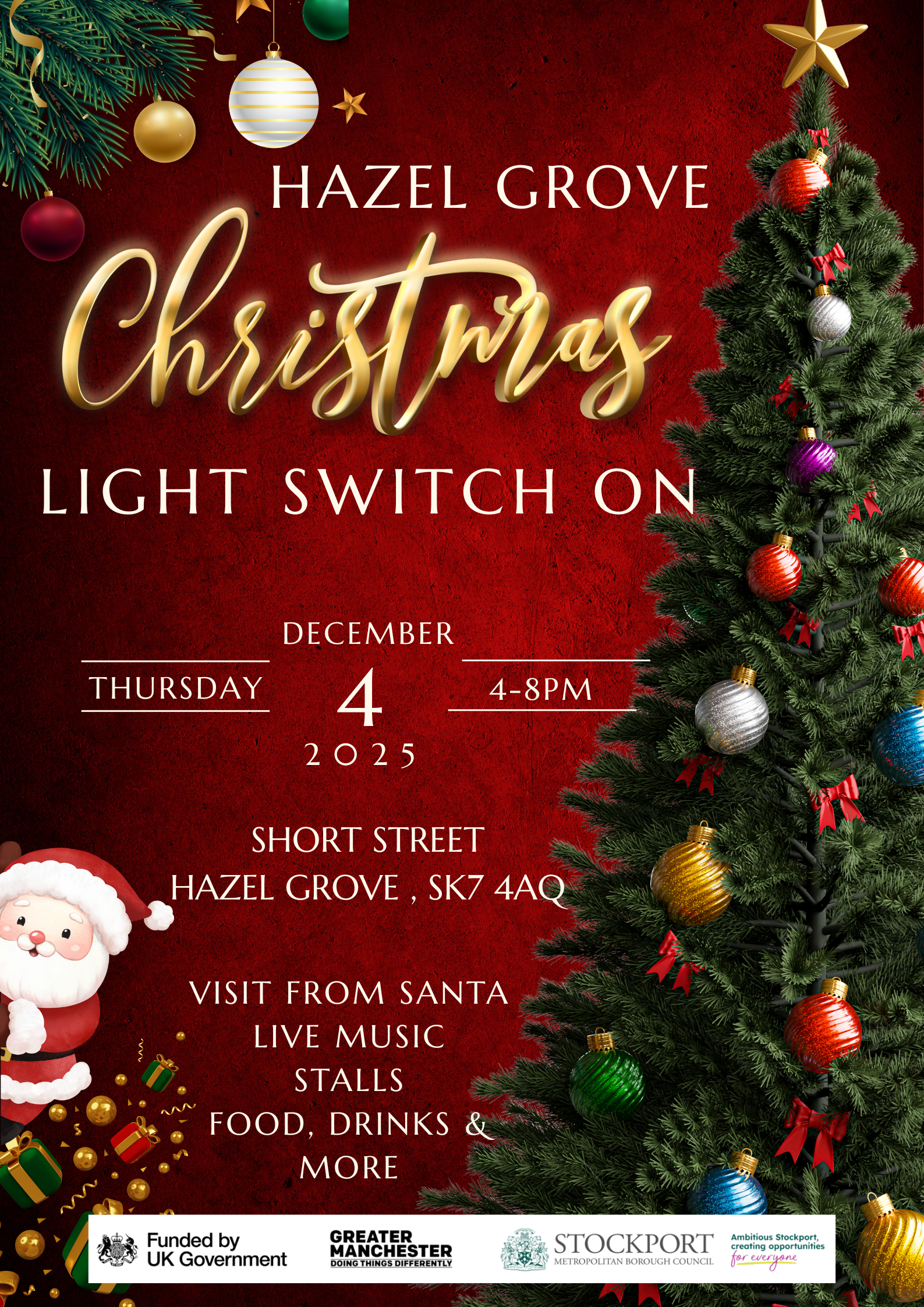 Hazel Grove Light Switch on - Thursday 4th December